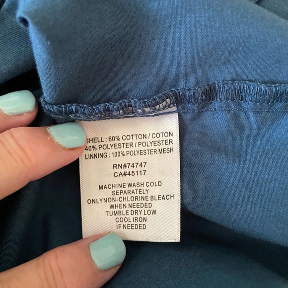 RED HEAD BRAND Men’s Mesh Lined Fishing /Tackle / Sport Shirt -Blue Size XL - Picture 7 of 11